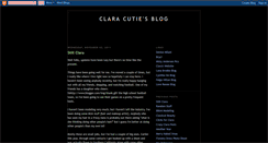 Desktop Screenshot of claracutie.blogspot.com