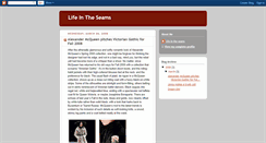 Desktop Screenshot of lifeintheseams.blogspot.com