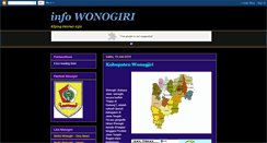 Desktop Screenshot of info-wonogiri-jateng.blogspot.com