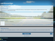 Tablet Screenshot of cambiocontigo.blogspot.com