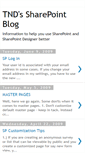 Mobile Screenshot of mysharepointblogtnd.blogspot.com
