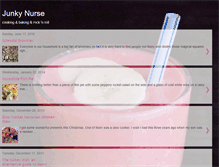 Tablet Screenshot of junkynurse.blogspot.com