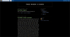 Desktop Screenshot of freerider2codes-mark.blogspot.com