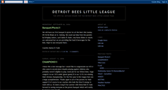 Desktop Screenshot of detroit-bees.blogspot.com