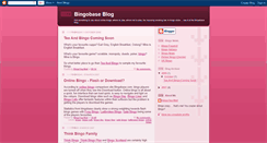 Desktop Screenshot of bingobase.blogspot.com