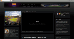 Desktop Screenshot of fcbarcelonablaugrana.blogspot.com