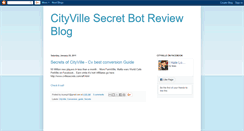 Desktop Screenshot of cityvillesecretbotreview.blogspot.com