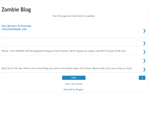 Tablet Screenshot of clickzombiesblog.blogspot.com