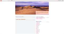 Desktop Screenshot of moroccanmeanderings.blogspot.com