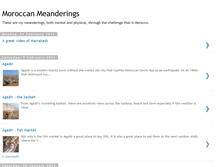 Tablet Screenshot of moroccanmeanderings.blogspot.com