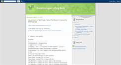 Desktop Screenshot of duraimuruganarjunan.blogspot.com