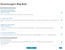 Tablet Screenshot of duraimuruganarjunan.blogspot.com