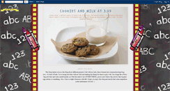 Desktop Screenshot of cookiesandmilkat3.blogspot.com