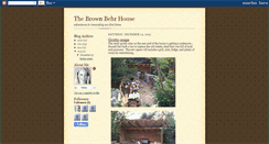 Desktop Screenshot of brownbehrhouse.blogspot.com