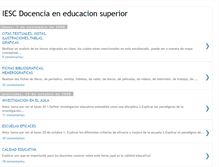 Tablet Screenshot of docenciaeneducacion.blogspot.com