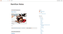 Desktop Screenshot of hamiltonnotes.blogspot.com