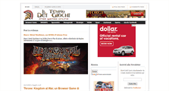 Desktop Screenshot of iltempiodeigiochi.blogspot.com