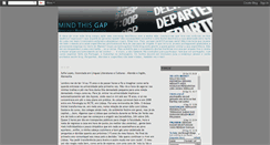 Desktop Screenshot of mindthisgap.blogspot.com