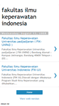 Mobile Screenshot of fakultas-ilmu-keperawatan-indonesia.blogspot.com