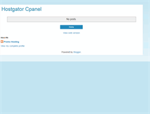 Tablet Screenshot of cpanel-hostgator.blogspot.com