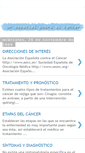 Mobile Screenshot of informacion-sobre-cancer.blogspot.com