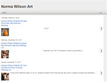 Tablet Screenshot of normasdailypaintings.blogspot.com