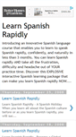 Mobile Screenshot of learnspanishrapidly.blogspot.com