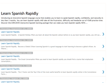 Tablet Screenshot of learnspanishrapidly.blogspot.com