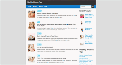 Desktop Screenshot of healthywomentips.blogspot.com