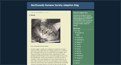 Desktop Screenshot of northwoodshumanesociety.blogspot.com