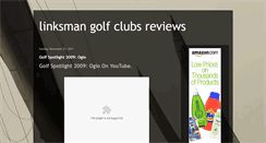 Desktop Screenshot of linksmangolfclubsreviews.blogspot.com