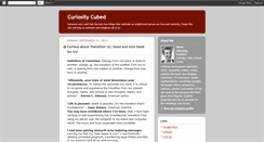 Desktop Screenshot of curiositycubed.blogspot.com