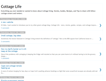 Tablet Screenshot of cottage-life.blogspot.com