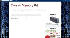 Desktop Screenshot of corsair-memory-kit-reviews.blogspot.com