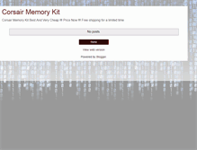 Tablet Screenshot of corsair-memory-kit-reviews.blogspot.com