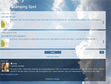 Tablet Screenshot of kimsstampingspot.blogspot.com