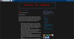 Desktop Screenshot of editamimente.blogspot.com