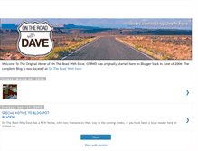 Tablet Screenshot of daveontheroad.blogspot.com