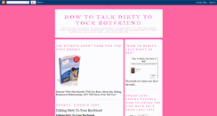 Desktop Screenshot of howtotalkdirtytoyourboyfriend.blogspot.com