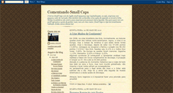 Desktop Screenshot of comentandosmallcaps.blogspot.com