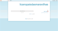 Desktop Screenshot of licanopaisdasmaravilhas.blogspot.com