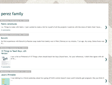 Tablet Screenshot of dhperezfamily.blogspot.com