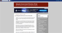 Desktop Screenshot of mygovportal.blogspot.com