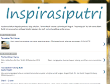 Tablet Screenshot of inspirasiputri.blogspot.com