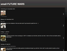 Tablet Screenshot of miniature-future-wars.blogspot.com