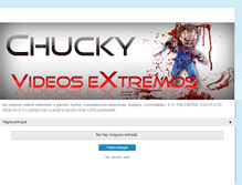 Tablet Screenshot of chucky-videosextremos.blogspot.com