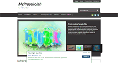 Desktop Screenshot of my-prasekolah.blogspot.com
