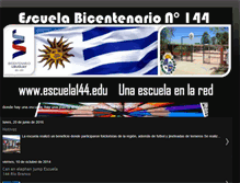 Tablet Screenshot of escuela144.blogspot.com