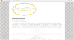 Desktop Screenshot of abeautifulmoment-bymegan.blogspot.com