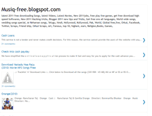 Tablet Screenshot of musiq-free.blogspot.com